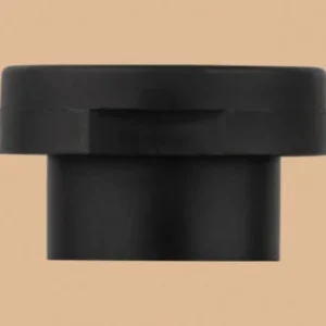 BLACK T SHAPE CAP