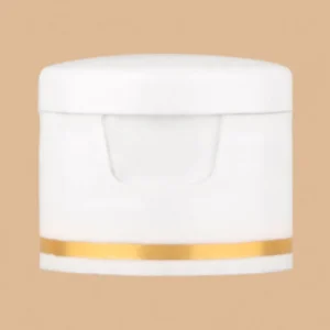 WHITE GOLDEN RING FLIPTOP CAP
